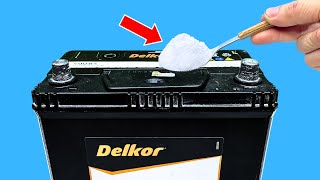 The Old Battery as new in 1 minute Easy way to restore Surprised an experienced motorist😱 [upl. by Letch]