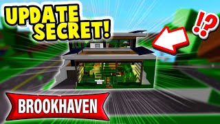 OLD UPDATE SECRET in the NEW Brookhaven 🏡RP HOUSE  Brookhaven Update [upl. by Andromeda]