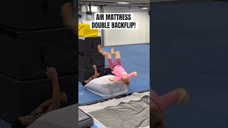 AIR MATTRESS DOUBLE BACKFLIP 🤯 [upl. by Renaxela]