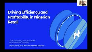 Driving Efficiency and Profitability in Nigerian Retail  Razaq Ahmed [upl. by Crysta]