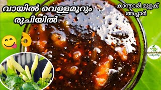 കാന്താരി മുളക് അച്ചാർ ഇനി ഇതുപോലെ ഉണ്ടാക്കിനോക്കൂ മുളക് അച്ചാർ How to make kanthari chilli pickle [upl. by Dias]