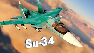 Sukhoi Su35 Fighter Jet Specifications and Capabilities  su 34 fighter jet in action [upl. by Atsahs477]