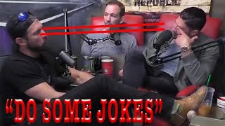 Bryan Callen has to RESCUE Brendan Schaub from INTERROGATION  Conflict Analysis [upl. by Airdna313]