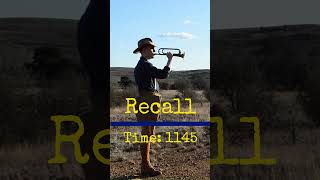 US Army Bugle Call Recall Call [upl. by Hahsia]