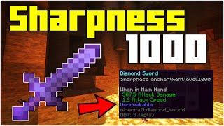 How To Get A Sharpness 1000 Sword In Minecraft Bedrock Tutorial  BedrockMCPE 2024 [upl. by Gerik889]