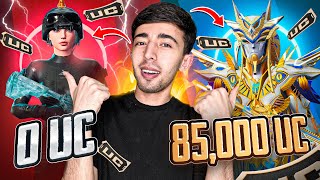 85000 UC AKKAUNTIMNI FULL QILDIM 🥵OMADLI OPEN KEYS  PUBG MOBILE [upl. by Ettigirb]