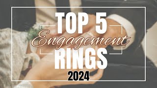 Engagement Ring Styles 2024 Top 5 Trends amp Designs [upl. by Odnomor439]