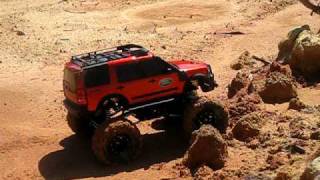 Land Rover LR3 RC Tamiya CR01 Crawler [upl. by Ylerebmik]