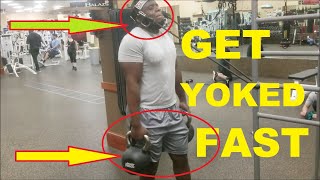 Neck and Trap Workout TOGETHER To Compound Growth Fastest Get YOKED Methods [upl. by Stephine]