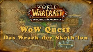 WoW Quest Das Wrack der Skethlon [upl. by Esilegna322]