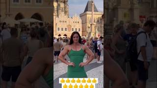 Girl Bodybuilder reaction for public places motivation sigma fitness public reaction shorts [upl. by Nehte]