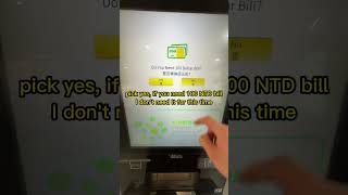 How to withdraw money from ATM by WISE card in Taiwan  withdraw NTD without ATM Fee  IG volunmad [upl. by Ainoz230]