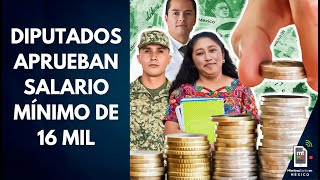 Diputados AUMENTAN SALARIO mínimo de 7000 a 16000 para estas profesiones  Mientras tanto México [upl. by Nodlehs]