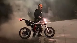 Beta RR 80 Malossi😈  Wheelies amp Burnouts [upl. by Trust]