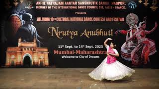 Kathak Nritya Teen Taal  Ganesh Vandana  By 45 Year Old Archana Dosi  Radhika Pakhi [upl. by Larok]