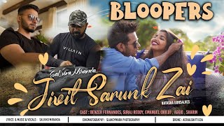 SaLvino Miranda  Jivit Sarunk Zai Bloopers Making 2023 New konkani Afro Love Song 2023 [upl. by Idnim334]