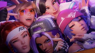 LE SSERAFIM  Overwatch 2 Cinematic Only  르세라핌 Perfect Night [upl. by Anaeg123]