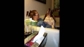 Basset Hound talking to his momma [upl. by Leahcim225]