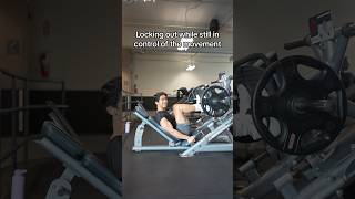 Locking out Knees on Leg Press [upl. by Aiynat]