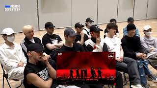 Seventeen reacting to BTS  Yet to come Busan Concert Mic drop run bts [upl. by Bettzel]