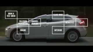 Volvo V40  Knowing the details  Interactive video [upl. by Mira]