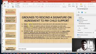 RESCINDING SIGNATURE ON SUPPORT AGREEMENT AND DEMANDING RECORDS FOR CHILD SUPPORT ARREARS [upl. by Alemrac]