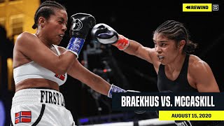 FULL FIGHT  Cecilia Braekhus vs Jessica McCaskill DAZN REWIND [upl. by Burgwell]