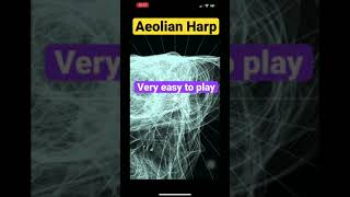 App Aeolian Harp use fingers to create lifelike harp sound [upl. by Liarret388]