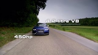 Audi RS 4 Avant Test Drive  Fifth Gear [upl. by Mich685]