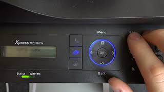 How to connect Samsung Xpress M2070 series to WiFi  How to connect Samsung printer to the network [upl. by Corbett]