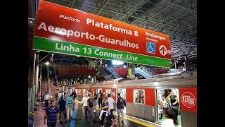 CPTM  Avisos Sonoros  Linha 13 Jade Voz Eletrônica [upl. by Peterec]