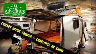 Cricket Sport Camper  Charlotte RV Show [upl. by Gridley781]