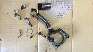 R53 MINI Cooper S engine swap  New Short Block  Part 1 Pull from car [upl. by Collis]