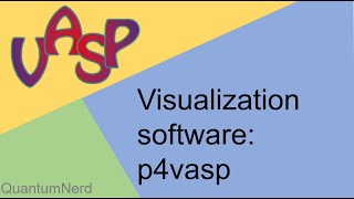 vasp tutorial 71 visualization software p4vasp installation [upl. by Salkcin358]