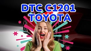 dtc c1201 toyota [upl. by Rad]