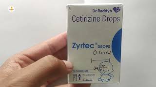 Zyrtec Drops  Cetirizine Drops  Zyrtec Drops For babies  Zyrtec Drops Use Benefits Dosage Review [upl. by Regnig448]