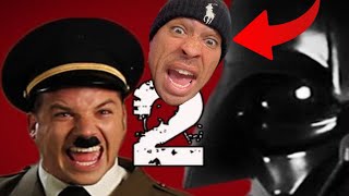 Middle Aged Men FIRST time REACTION to Hitler vs Vader 2 Epic Rap Battles of History LOL [upl. by Carmena426]