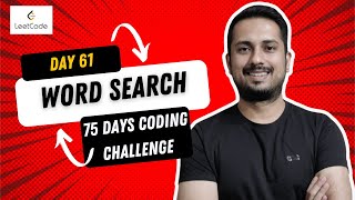 Day 61  word search  leetcode problem 79  Java  DFS approach [upl. by Iru837]