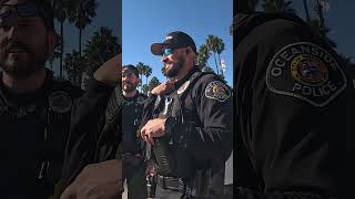 POV Oceanside Police officers streetphotography photography thebigZfam shorts gopro canon [upl. by Brawley]