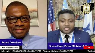 BRGIE PM Mazi Simon Ekpa engaged sabos and zoo on Biafra Republic on December 2 in Helsinki [upl. by Nnaillek]