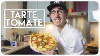 TARTE À LA TOMATE ET CHÉVRE  Lazy Cooking [upl. by Una]