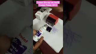 Trodat Stamp ink Refill Trodat Printy 3911 ink Refilling trodat inkrefill trending viral [upl. by Landbert]