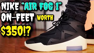 NIKE “AIR FEAR OF GOD 1” ON FEET REVIEW WORTH 350 [upl. by Breanne]