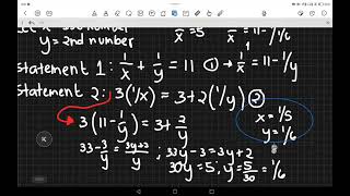 ALGEBRA NUMBER PROBLEMS sample 3amp4 [upl. by Yvel]