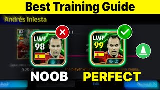 Garcias Andres Iniesta Booster Objectives With Max Level up Rating Training  eFootball 2025 Mobile [upl. by Inaej]