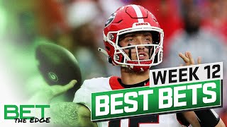 CFB Week 12 TennesseeGeorgia  Ladder Plays Favorite Bets  Bet the Edge 111424  NBC Sports [upl. by Aw]