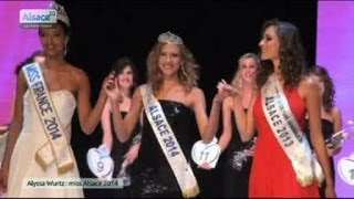 Alyssa Wurtz nouvelle miss Alsace [upl. by Florentia]