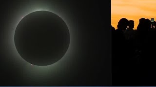 Watch the total solar eclipse plunge New England into darkness [upl. by Wymore350]