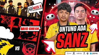 SANZ LAGI SANZ LAGI  MIC CHECK ONIC VS BIGETRON MPLID SEASON 13 WEEK 4 [upl. by Lauren380]