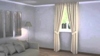 How to Dress Windows  Window Close to Ceiling [upl. by Attennyl18]